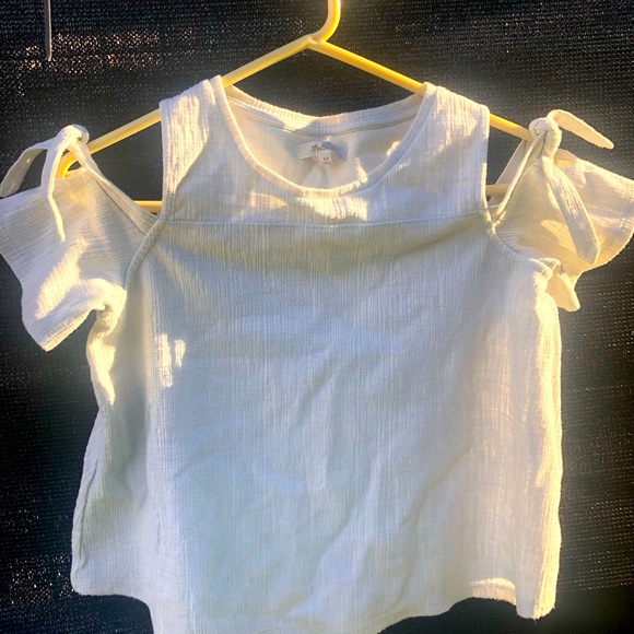 Madewell Skylark Cold Shoulder Top - Picture 1 of 5